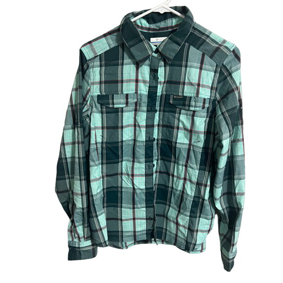 Columbia Plaid Button Down Large - Picture 1 of 4